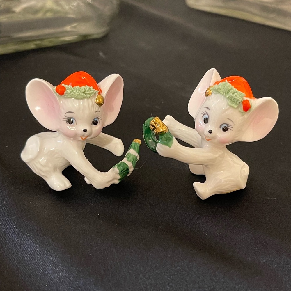 Napcoware  Holiday Mice Candle Huggers